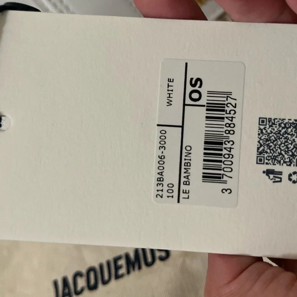 Jacquemus Le bambino white with tags and dustbag - Picture 5 of 10